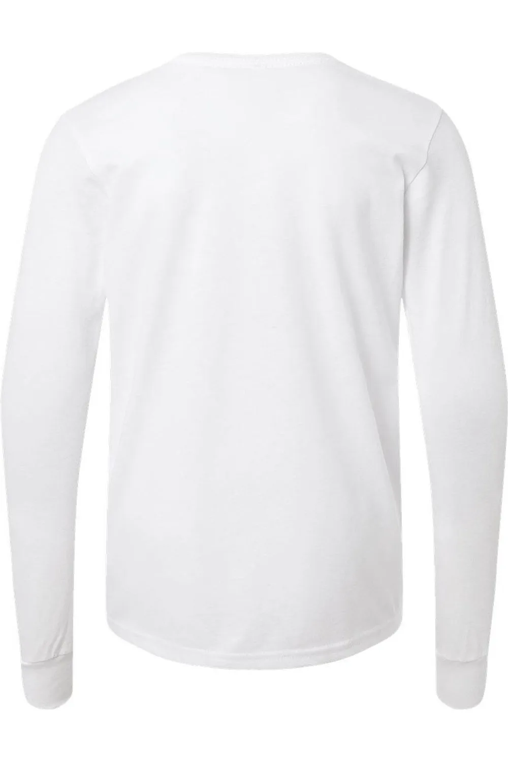 BELLA   CANVAS Youth Heather CVC Long Sleeve Tee