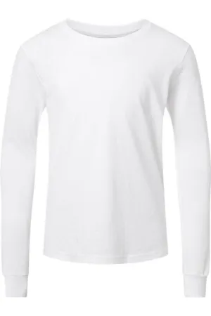 BELLA   CANVAS Youth Heather CVC Long Sleeve Tee