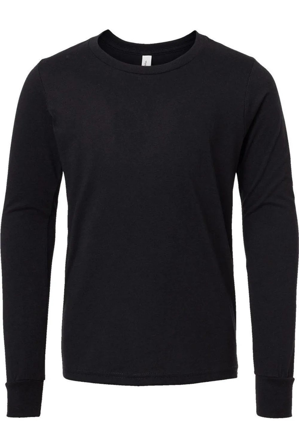 BELLA   CANVAS Youth Heather CVC Long Sleeve Tee