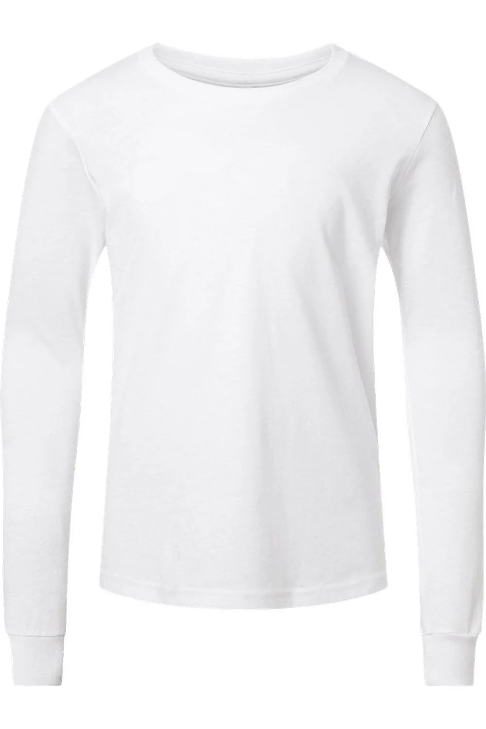 BELLA   CANVAS Youth Heather CVC Long Sleeve Tee
