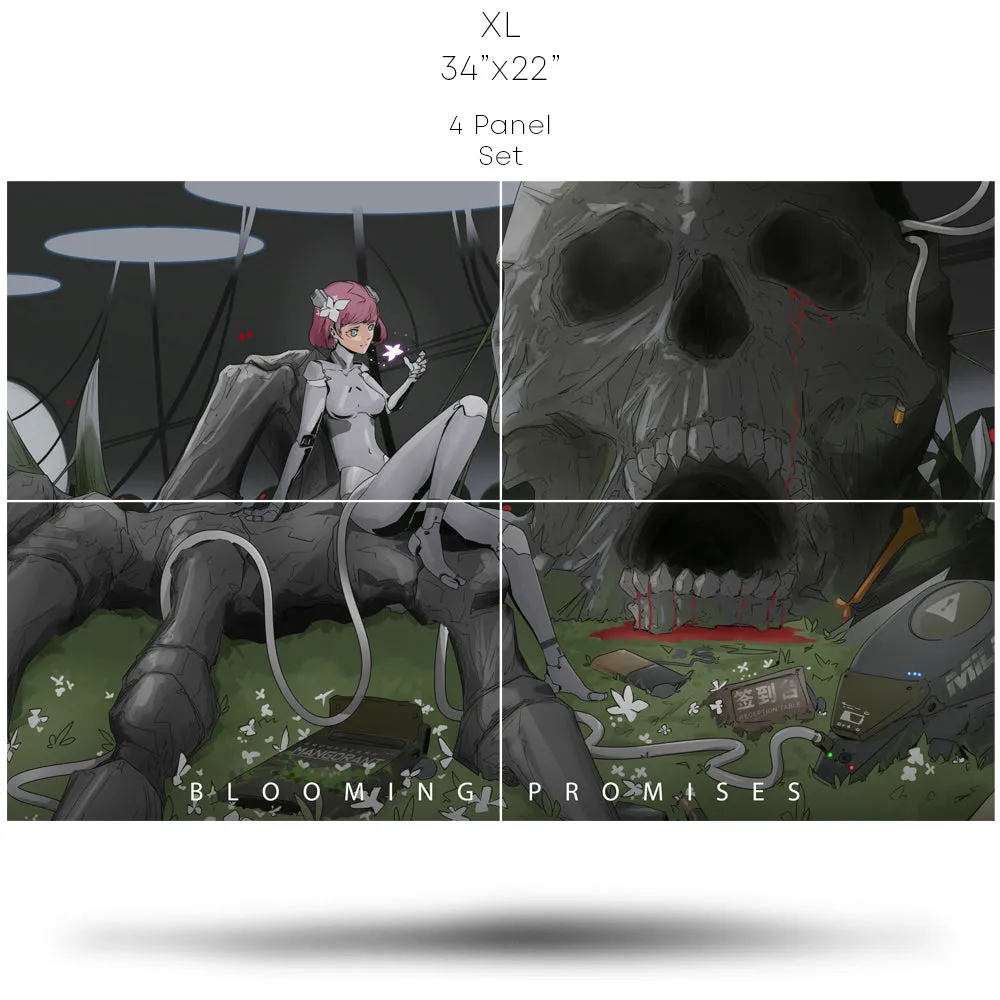 Blooming Promises Anime Poster