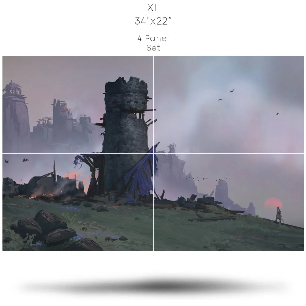 Castle Ruins Poster