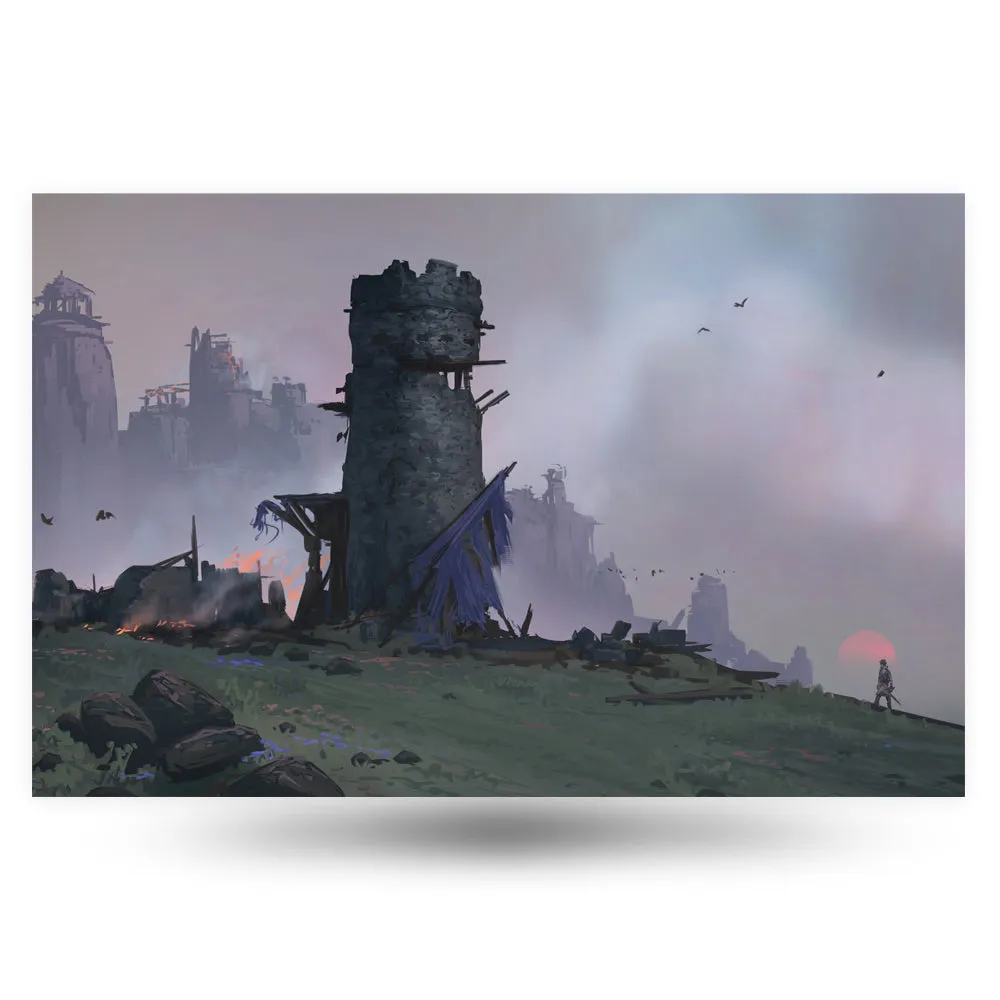 Castle Ruins Poster