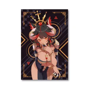 CyberPeachGirl Crimson Goddess Poster