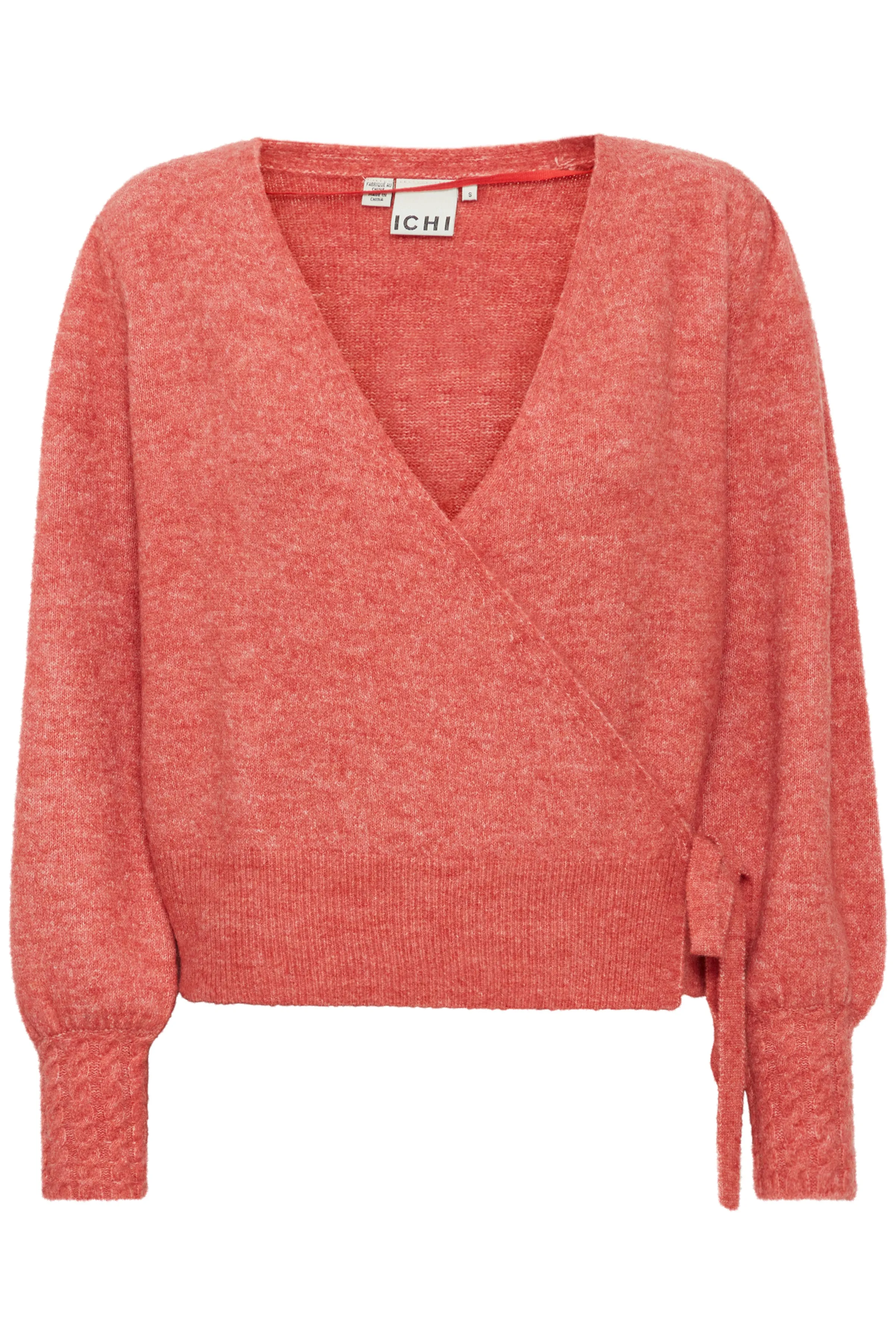 Helen Wrap Jumper (Cranberry)