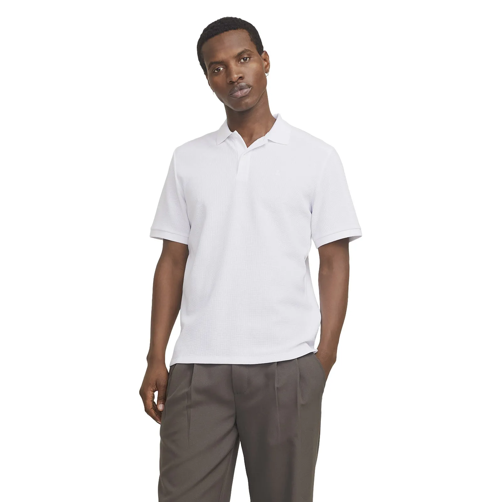 Jack & Jones Mens Austin  Short Sleeve Polo Shirt