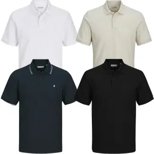 Jack & Jones Mens Austin  Short Sleeve Polo Shirt