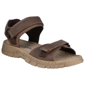 Josef Seibel Brendan 01 Mens Leather Touch Fastening Sandal