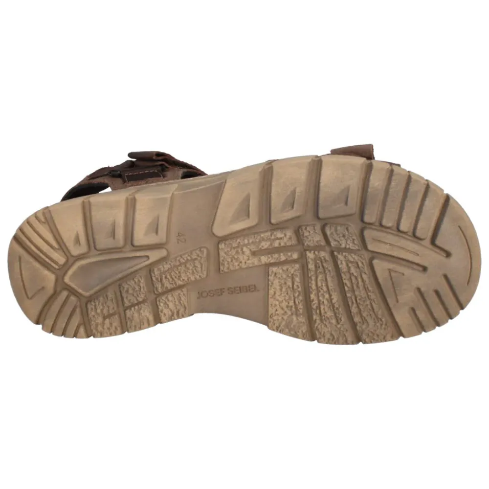 Josef Seibel Brendan 01 Mens Leather Touch Fastening Sandal