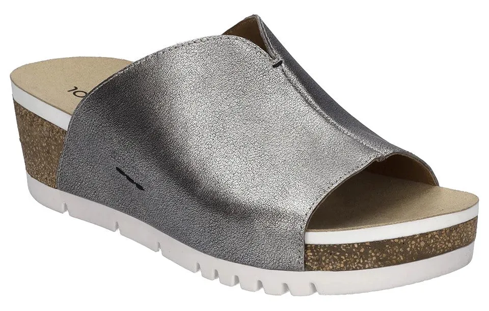 Josef Seibel Quinn 01 Womens Leather Wedge Heeled Sandal