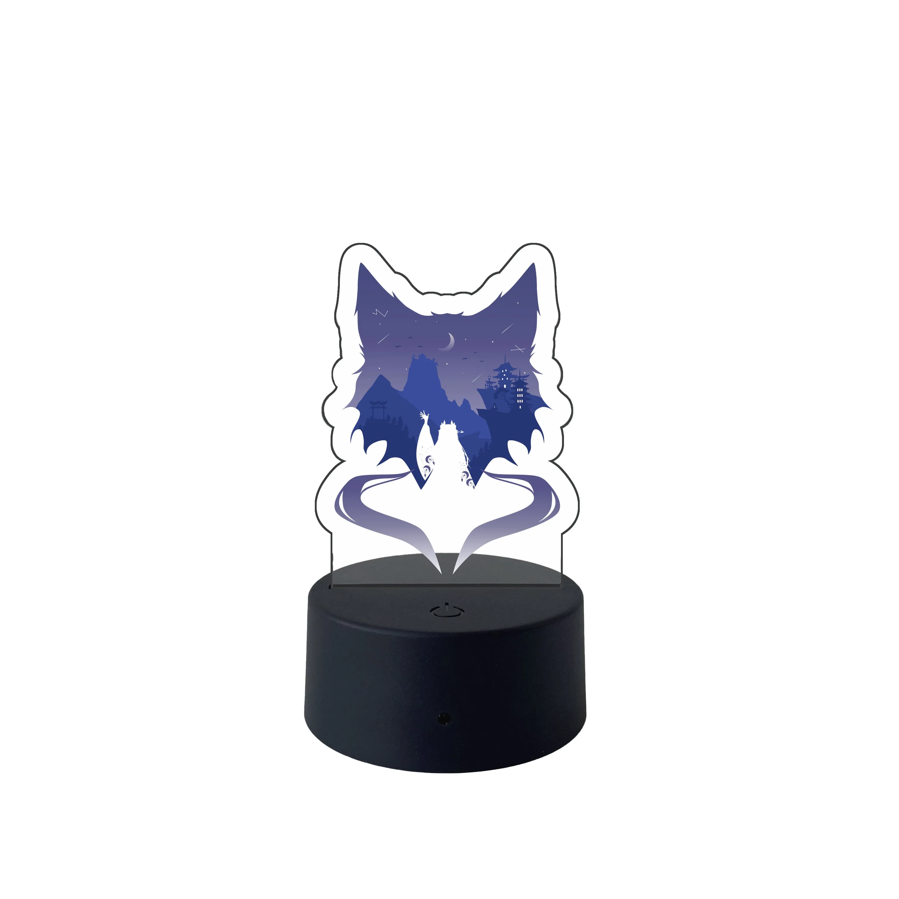 KasumiOkamiVT Silhouette LED Lamp
