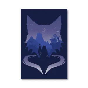 KasumiOkamiVT Silhouette Poster