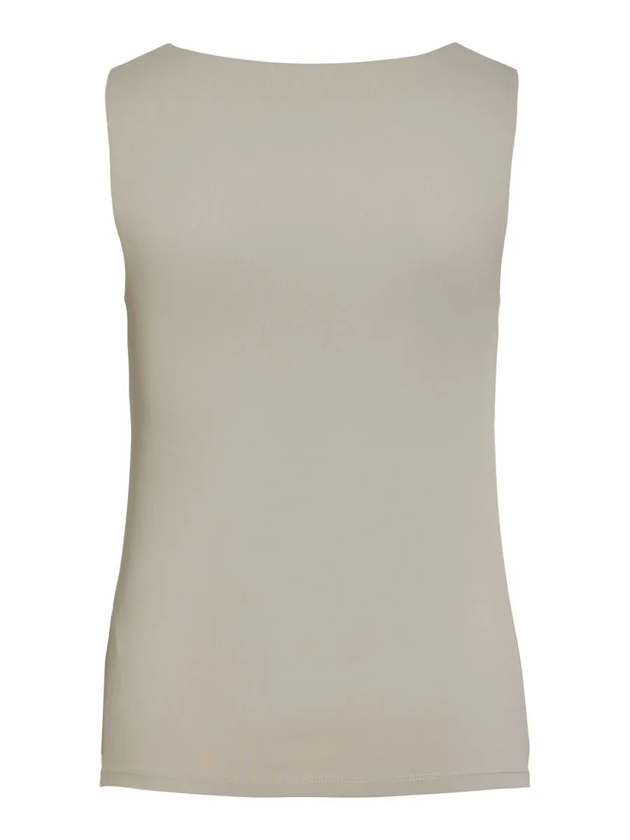 Kennza O-Neck Tank Top (Silver Grey)
