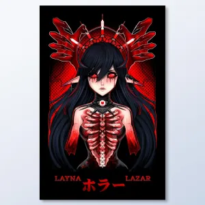 Layna Lazar Blood Queen Poster