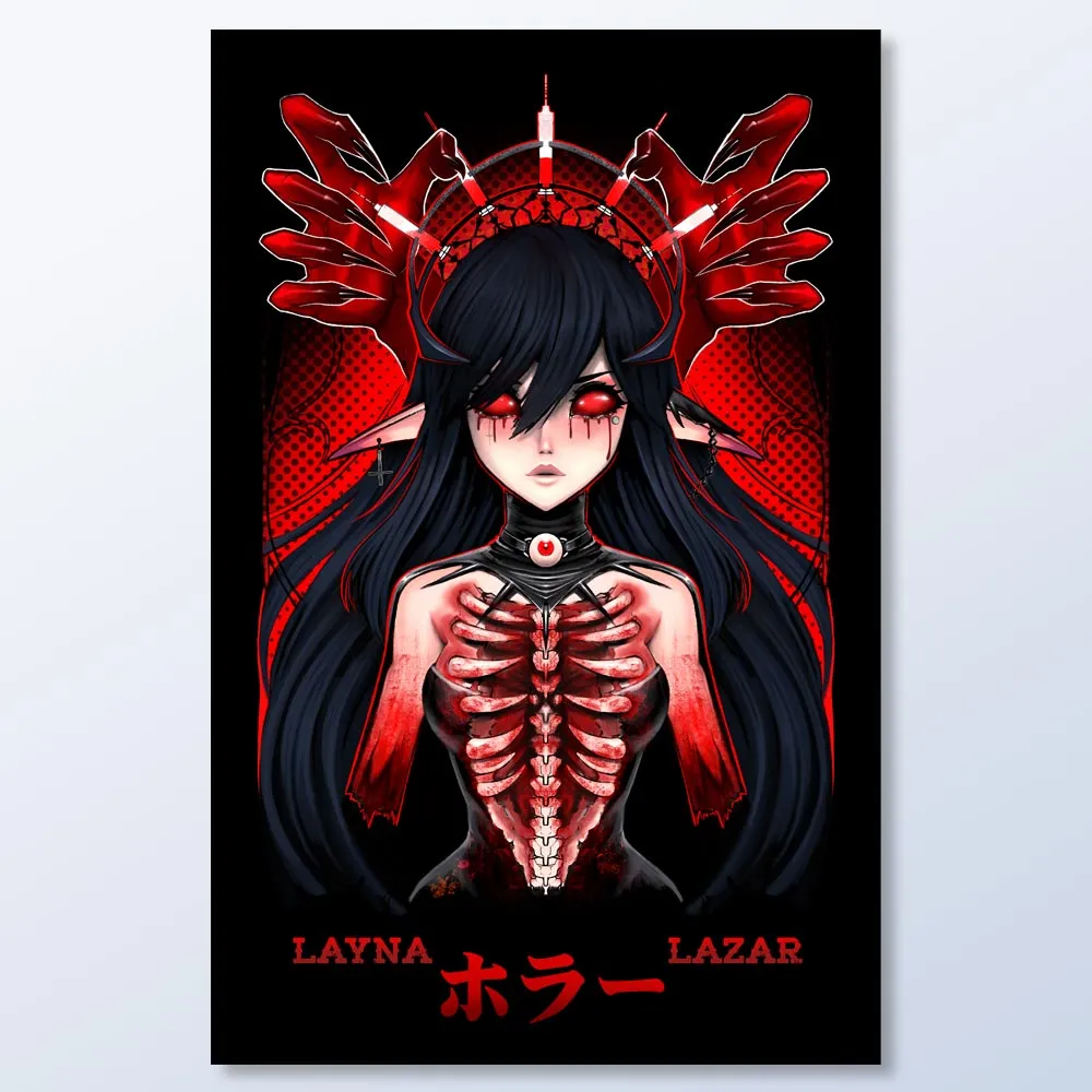 Layna Lazar Blood Queen Poster