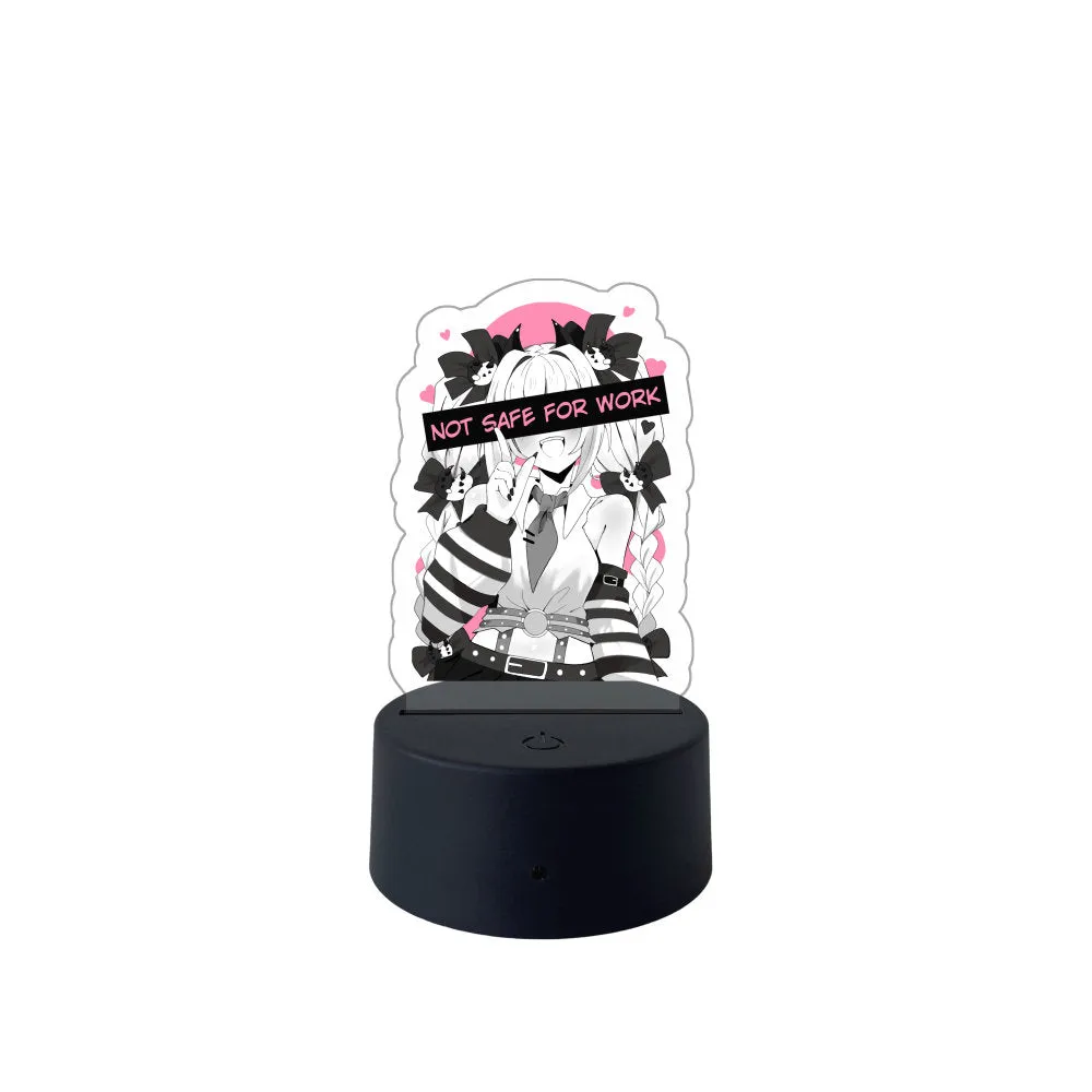 Lucky Akuma Not Safe For Work LED Desk Lamp