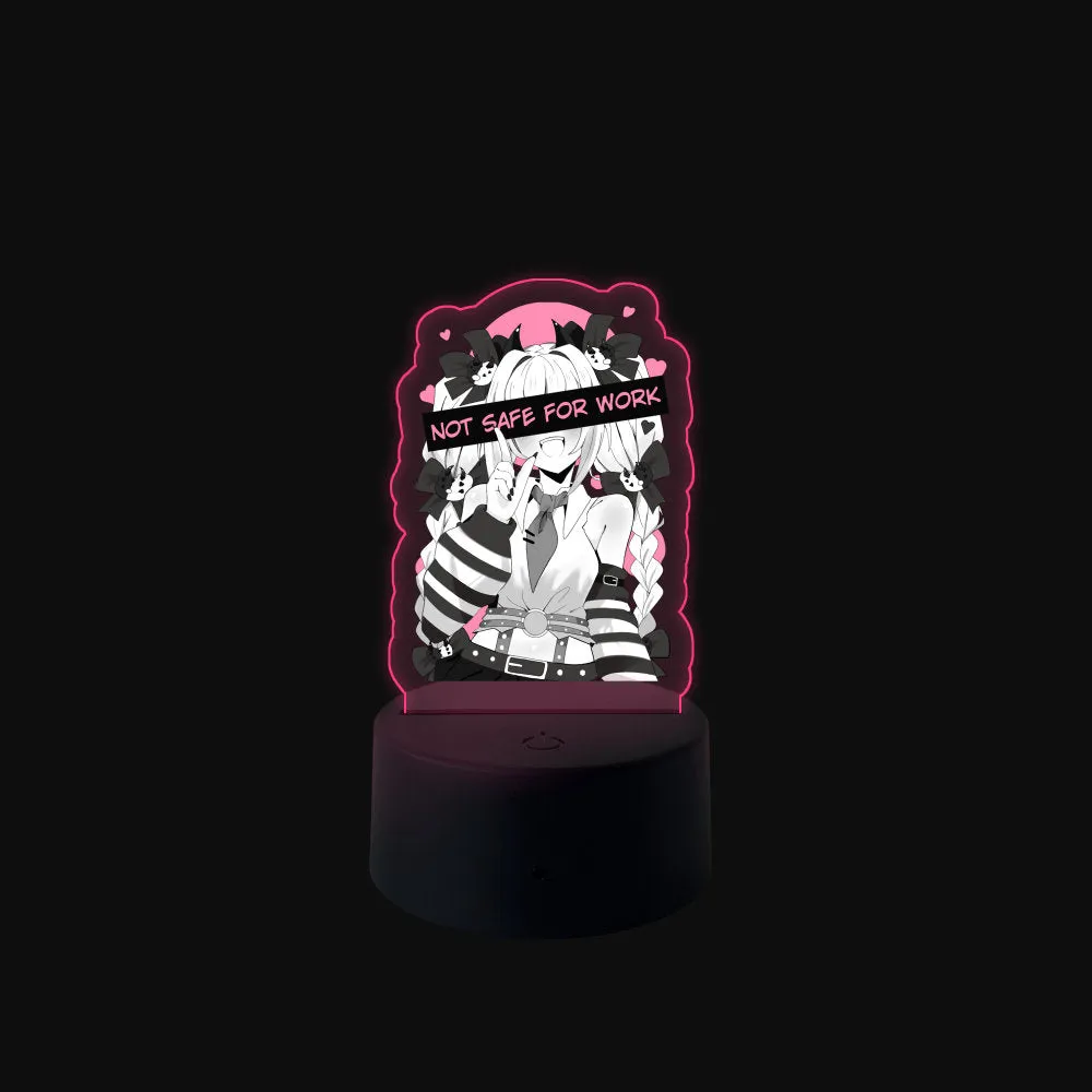 Lucky Akuma Not Safe For Work LED Desk Lamp