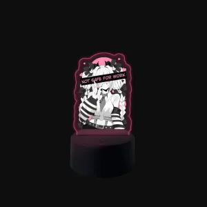 Lucky Akuma Not Safe For Work LED Desk Lamp