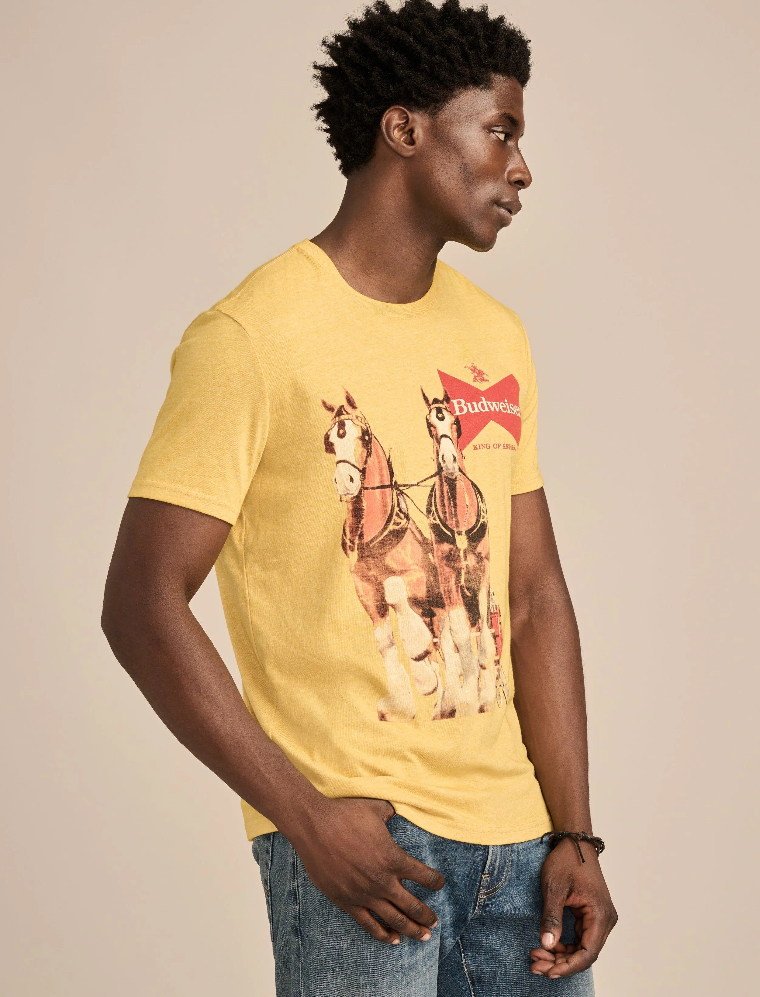 Lucky Brand Men's Budwiser Horses
