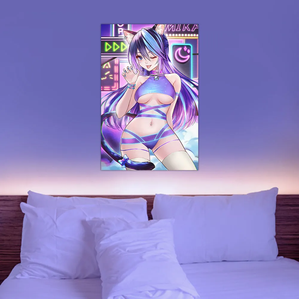 MikaMoonlight Neon Vibes Poster