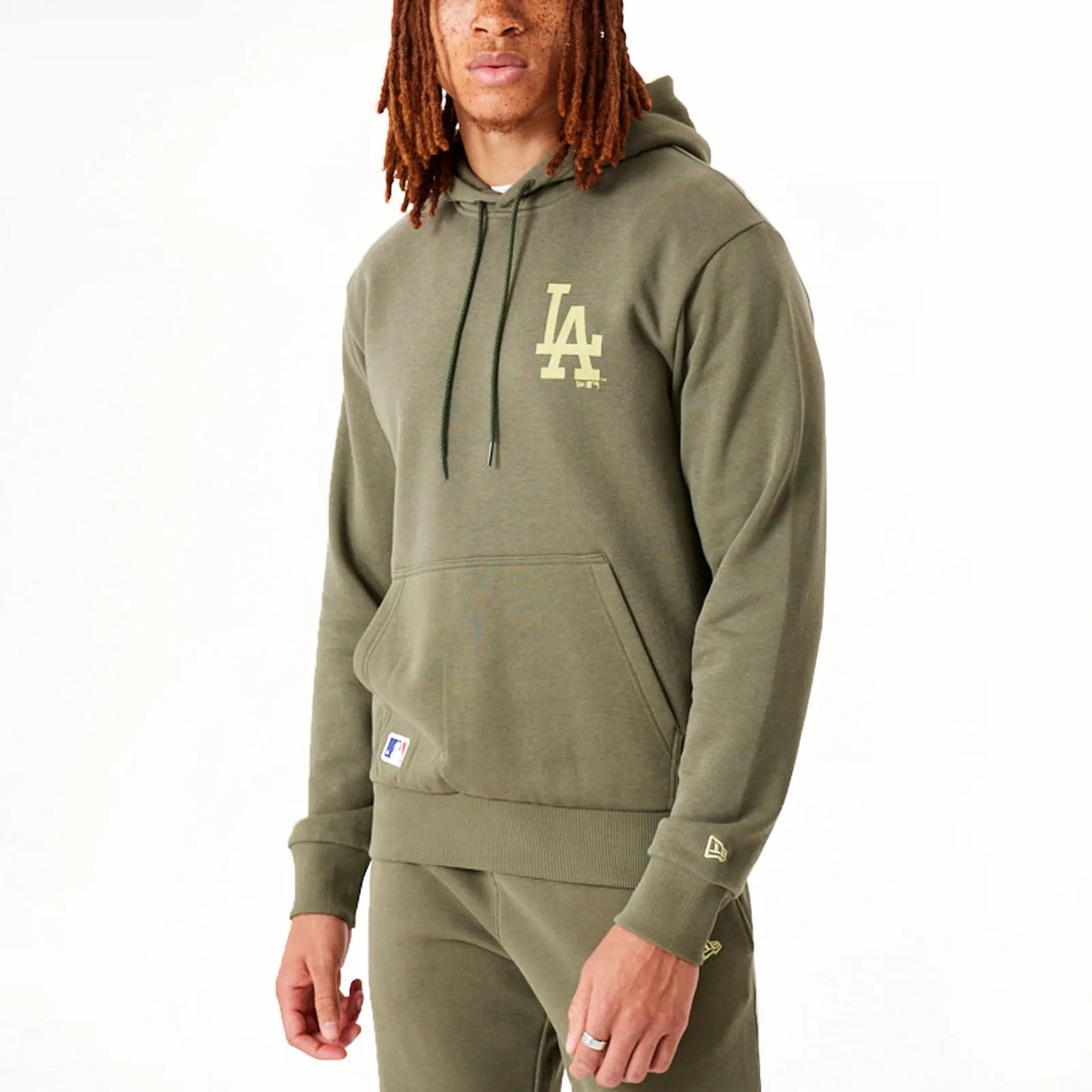 New Era Los Angeles Dodgers League Essentials Pullover Hoodie - Green