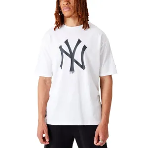 New Era New York Yankees League Essentials Oversized T-Shirt - White