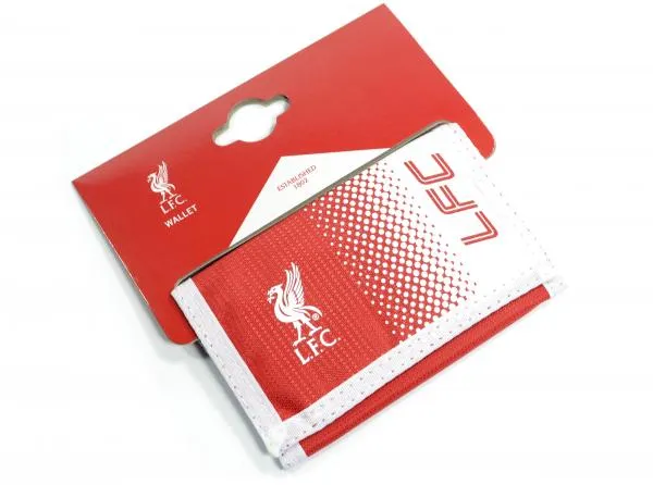 Official Liverpool FC Tri-Fold Wallet Fade Design Red / White