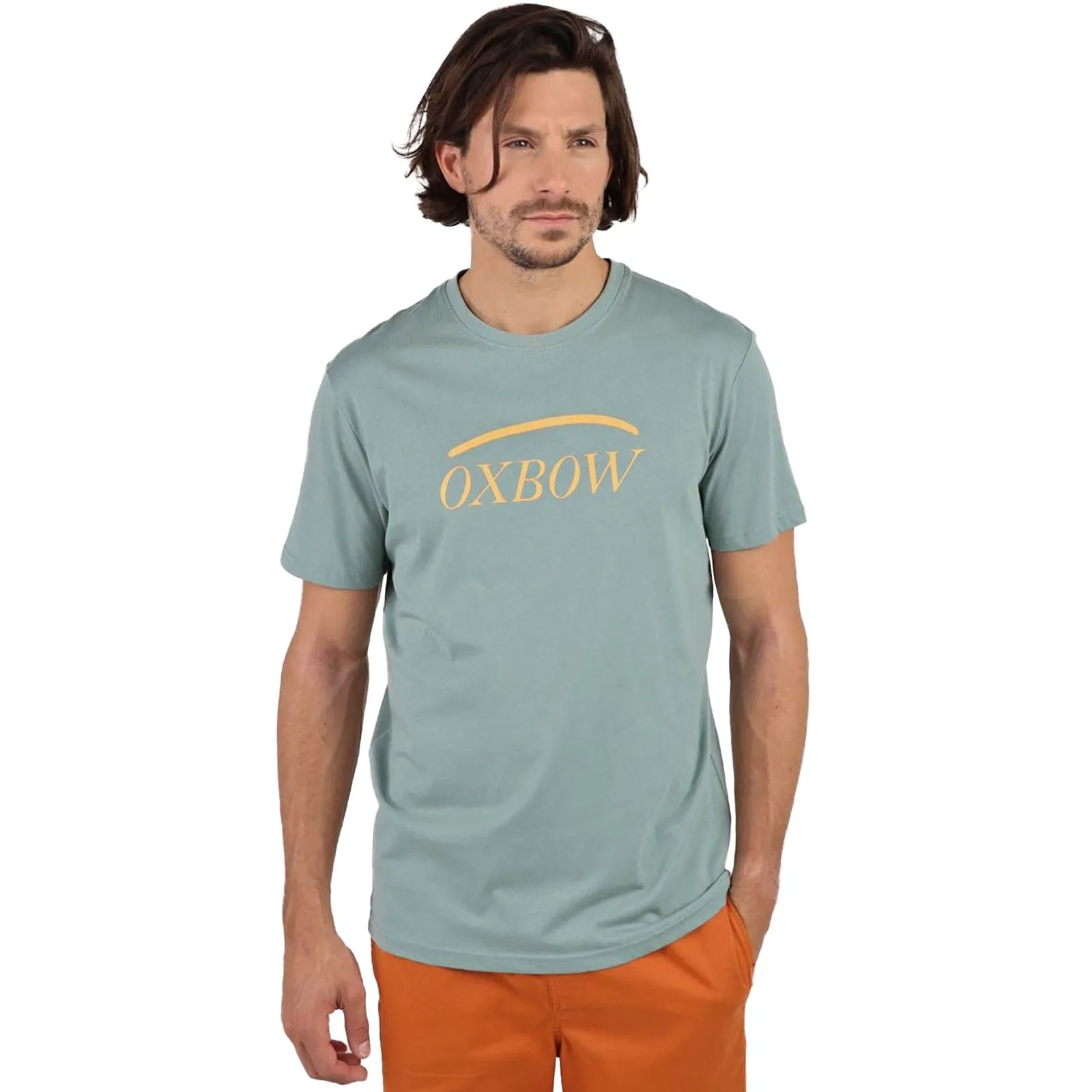 OXBOW Mens Talai Short Sleeve T Shirt - Iguane