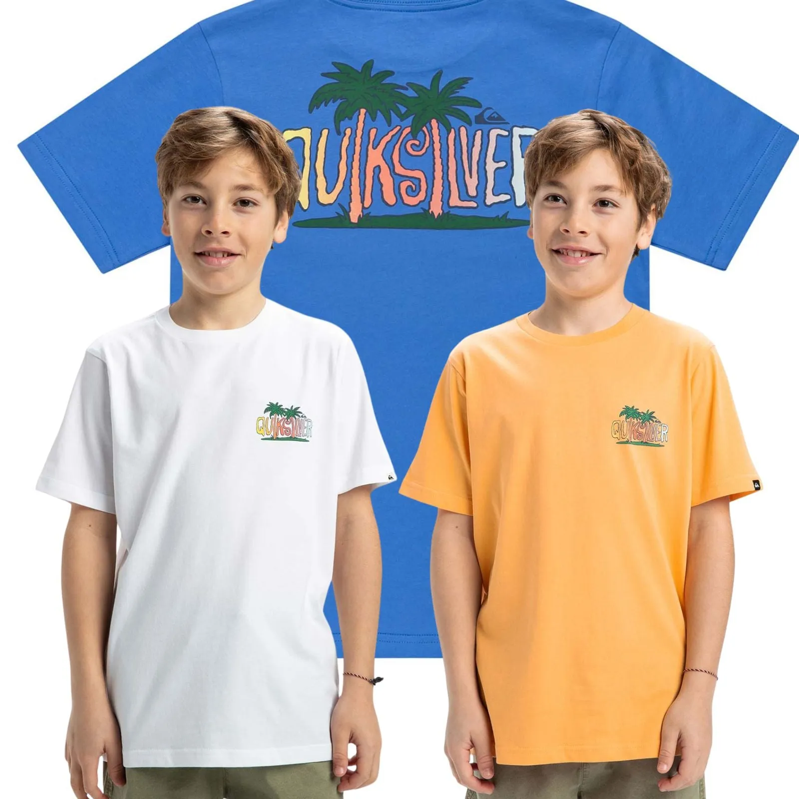 Quiksilver Kids Ev Sunny Palms Short Sleeve T-Shirt