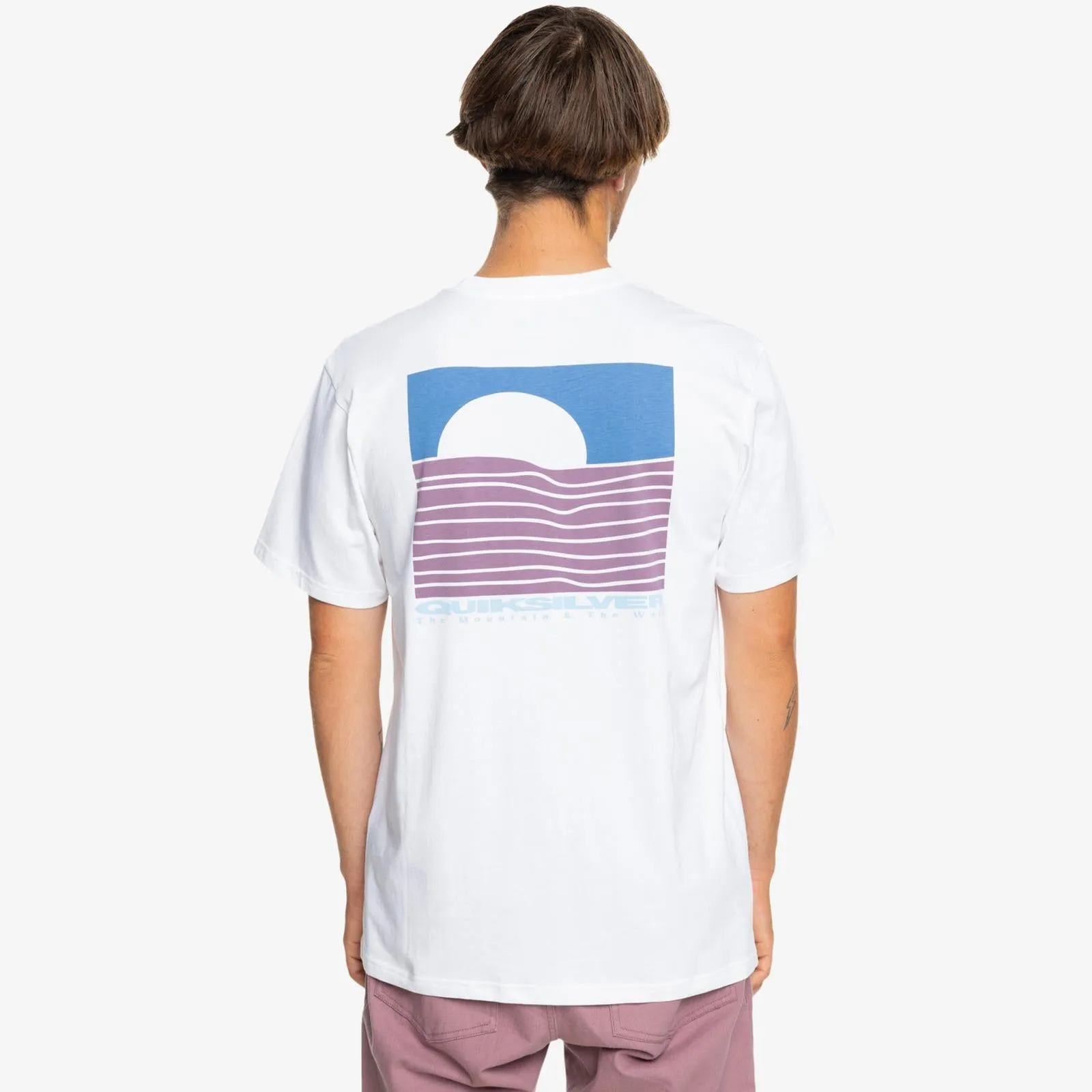 Quiksilver Mens Eye On Horizon Short Sleeve Cotton T-Shirt Top Tee Crew Neck