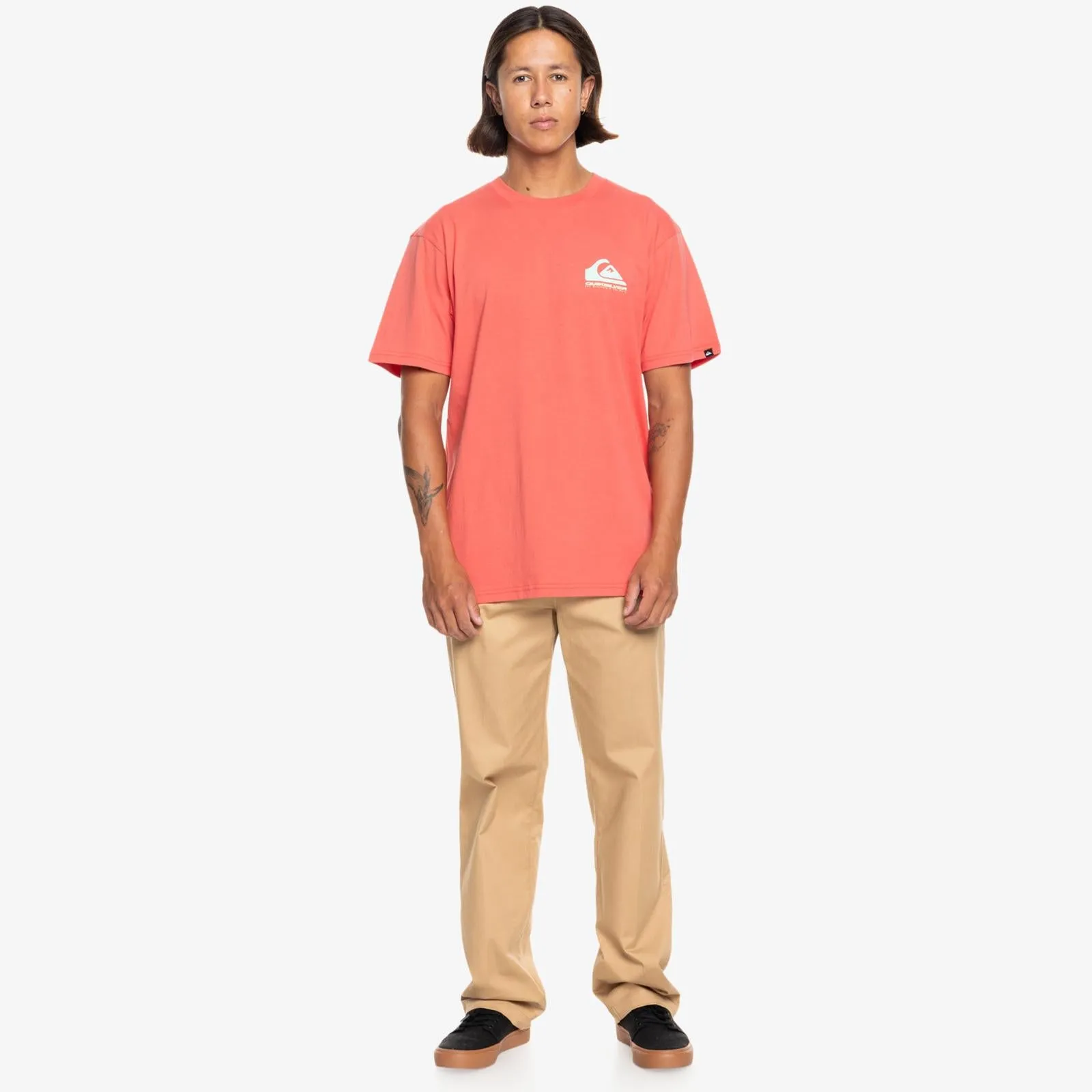 Quiksilver Mens Eye On Horizon Short Sleeve Cotton T-Shirt Top Tee Crew Neck