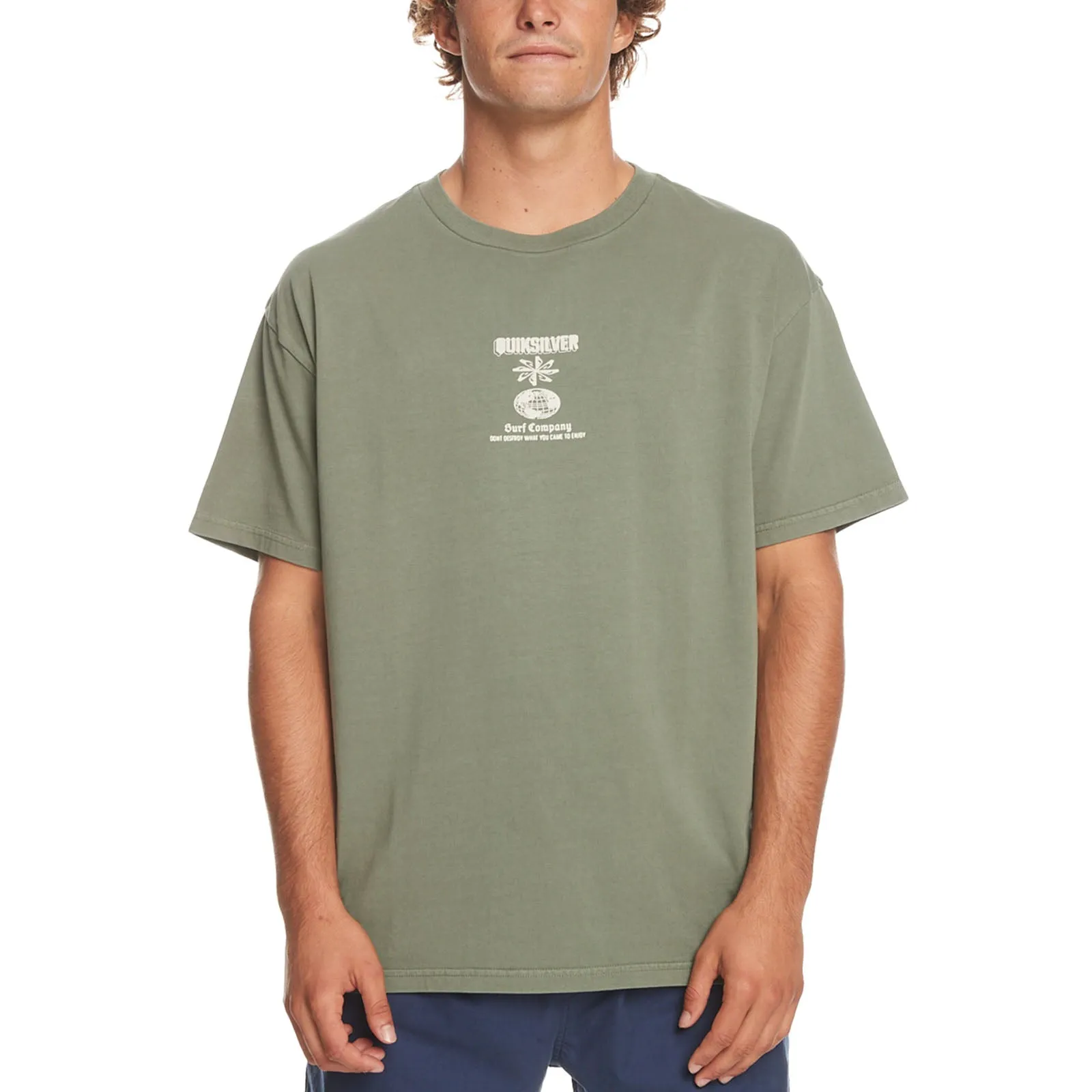 Quiksilver Mens Quik Ways Short Sleeve Cotton T-Shirt