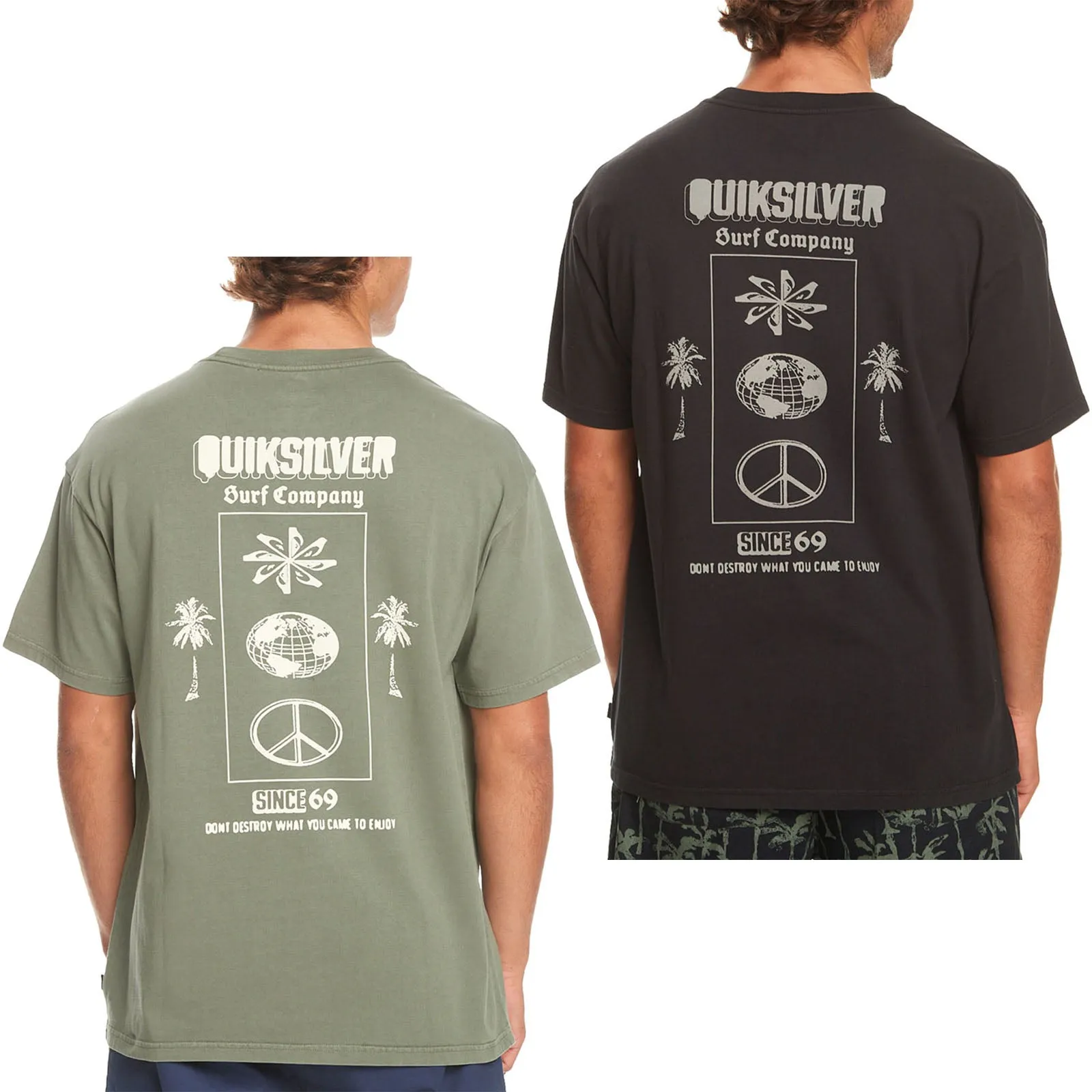 Quiksilver Mens Quik Ways Short Sleeve Cotton T-Shirt