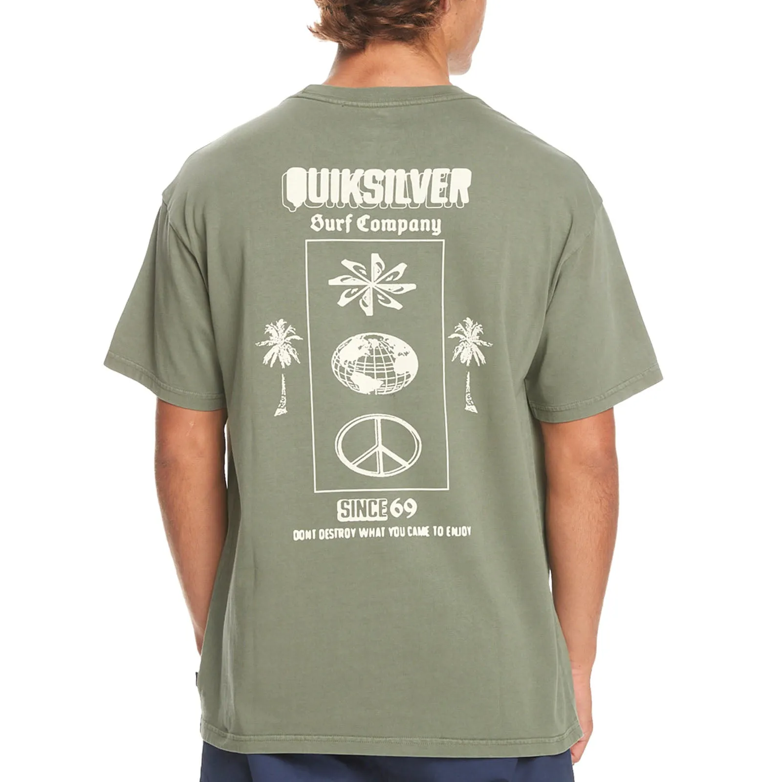 Quiksilver Mens Quik Ways Short Sleeve Cotton T-Shirt