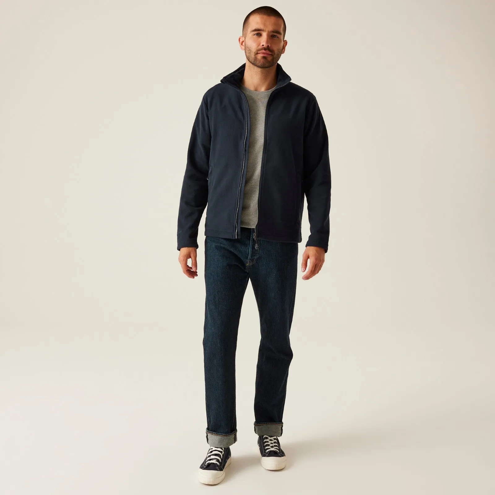 Regatta Professional Mens Honestly Made Micro Full Zip Fleece