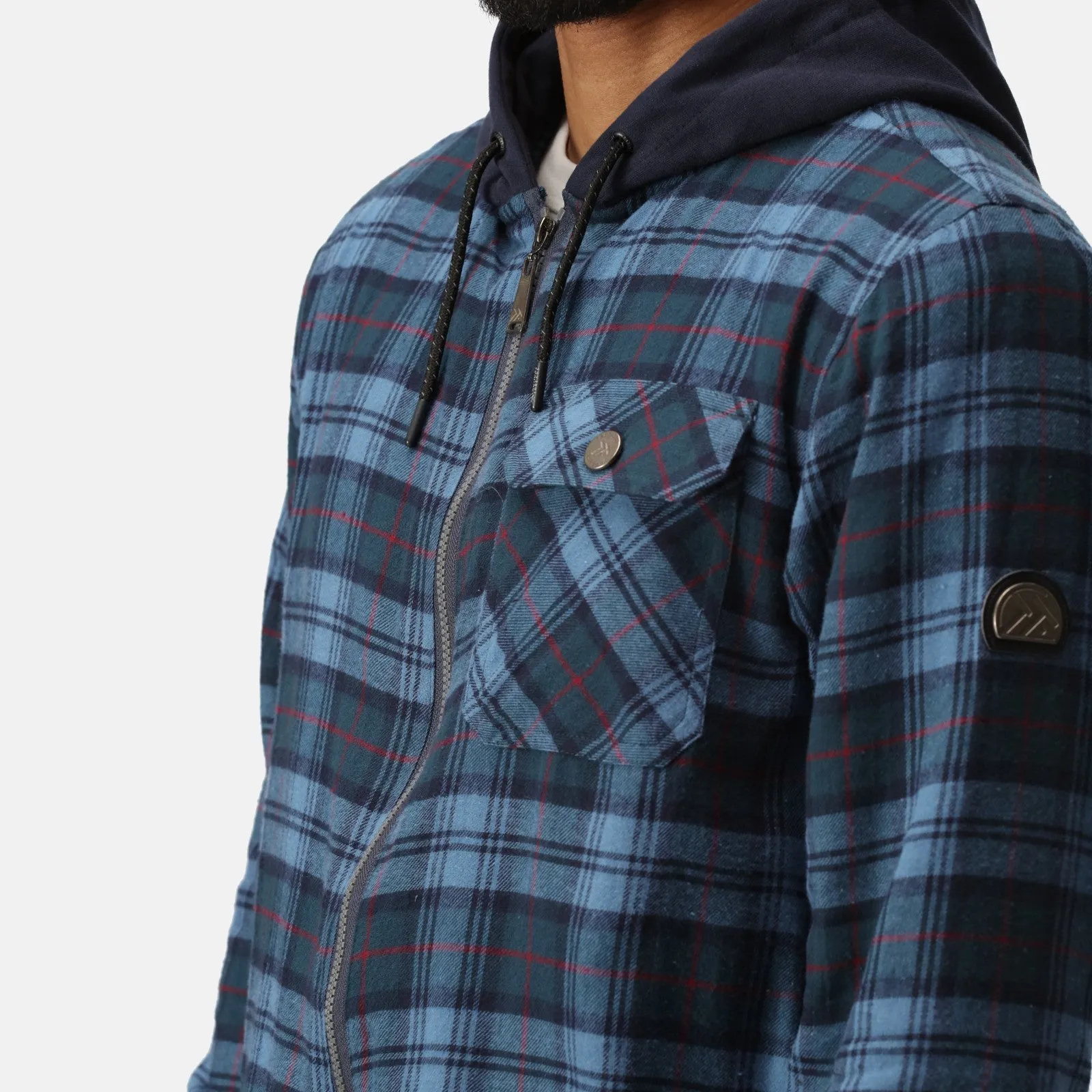 Regatta Professional Mens Tactical Siege Hooded Long Sleeve Shirt