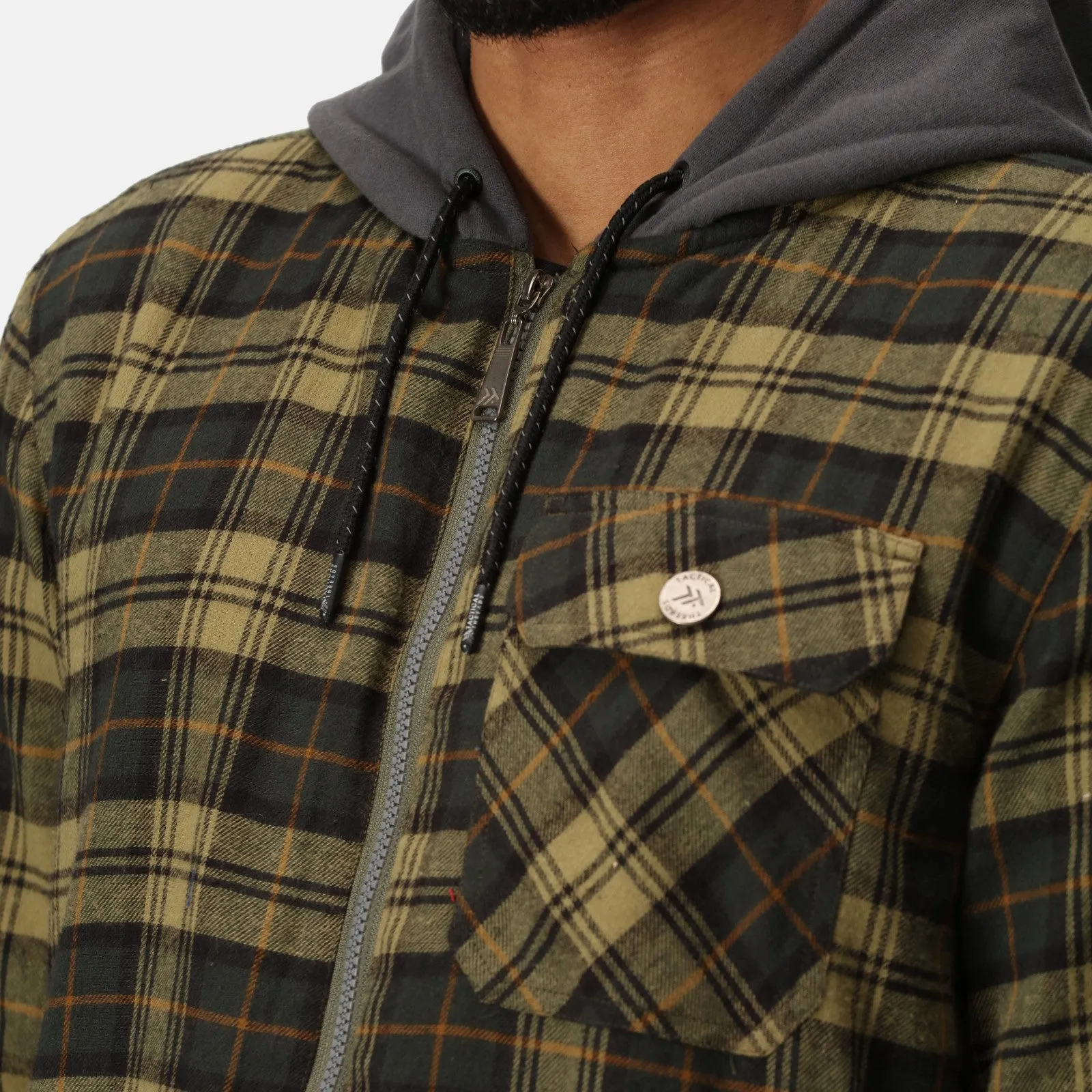 Regatta Professional Mens Tactical Siege Hooded Long Sleeve Shirt