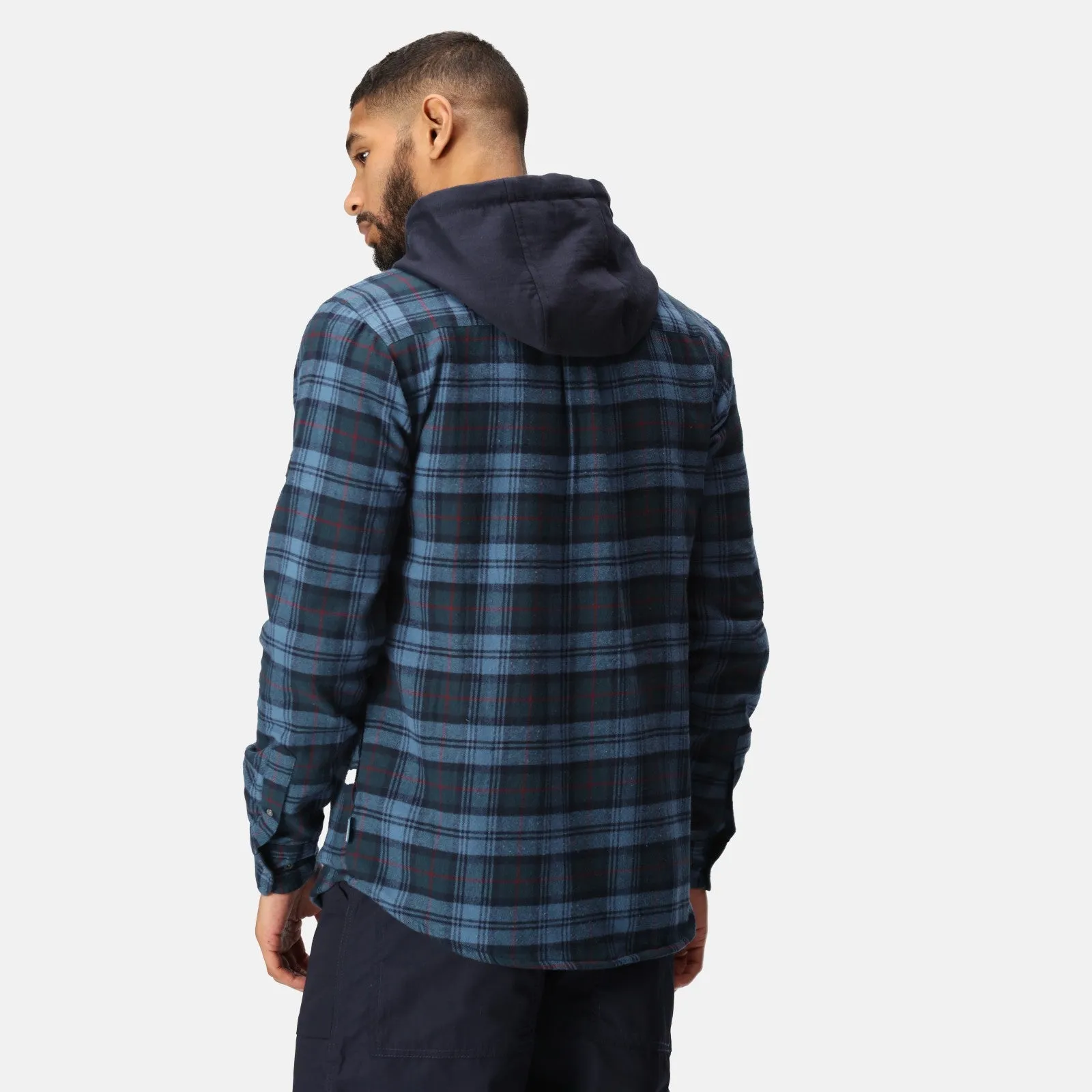 Regatta Professional Mens Tactical Siege Hooded Long Sleeve Shirt