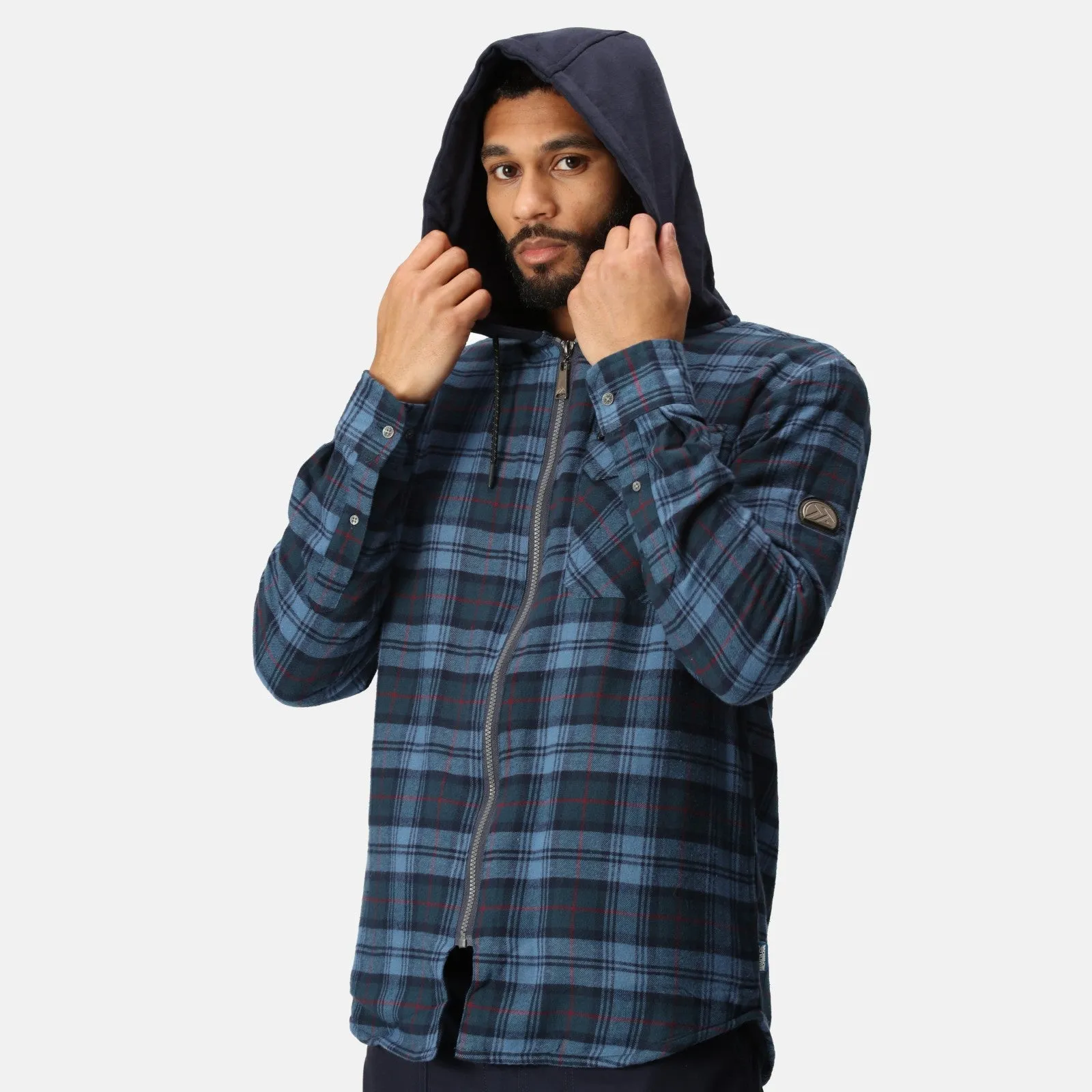 Regatta Professional Mens Tactical Siege Hooded Long Sleeve Shirt