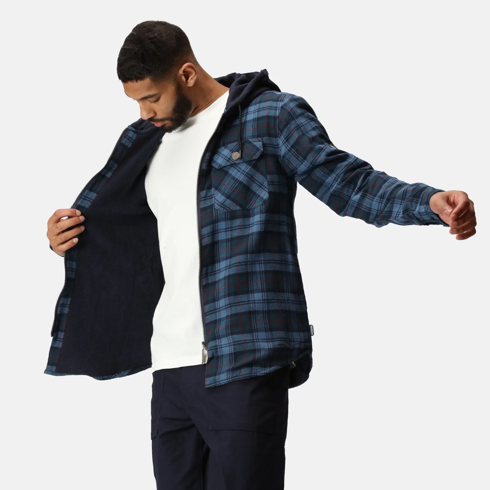 Regatta Professional Mens Tactical Siege Hooded Long Sleeve Shirt