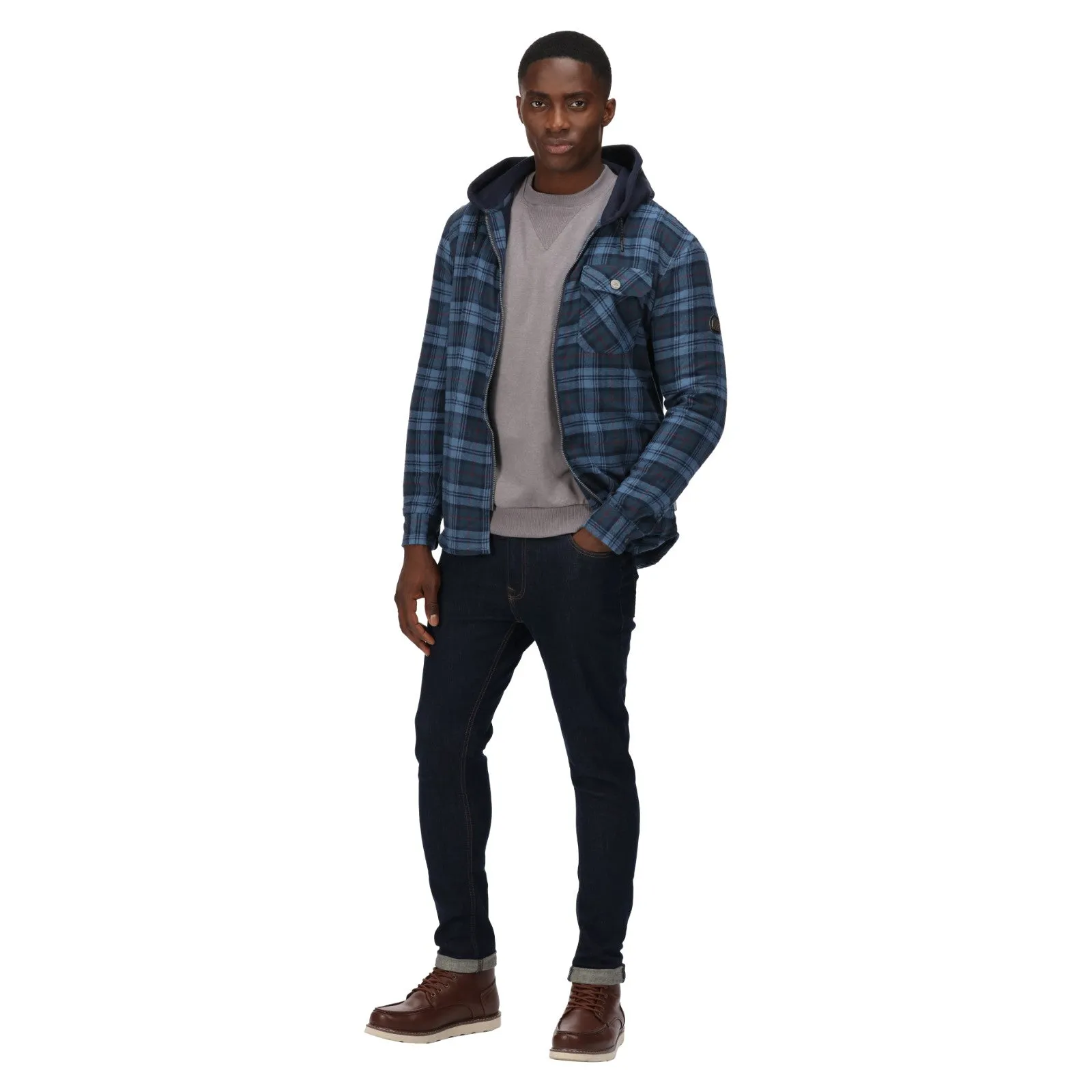 Regatta Professional Mens Tactical Siege Hooded Long Sleeve Shirt