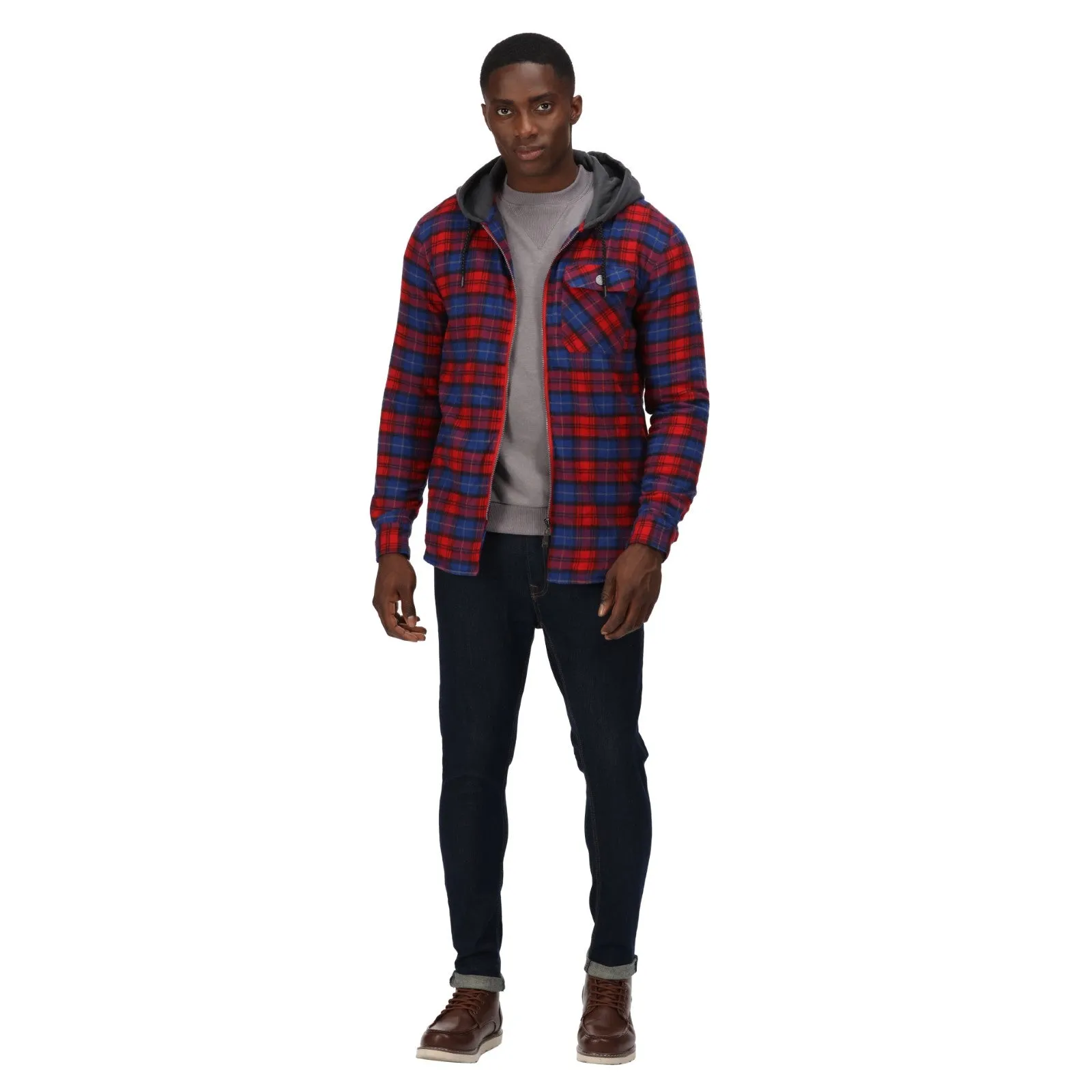 Regatta Professional Mens Tactical Siege Hooded Long Sleeve Shirt
