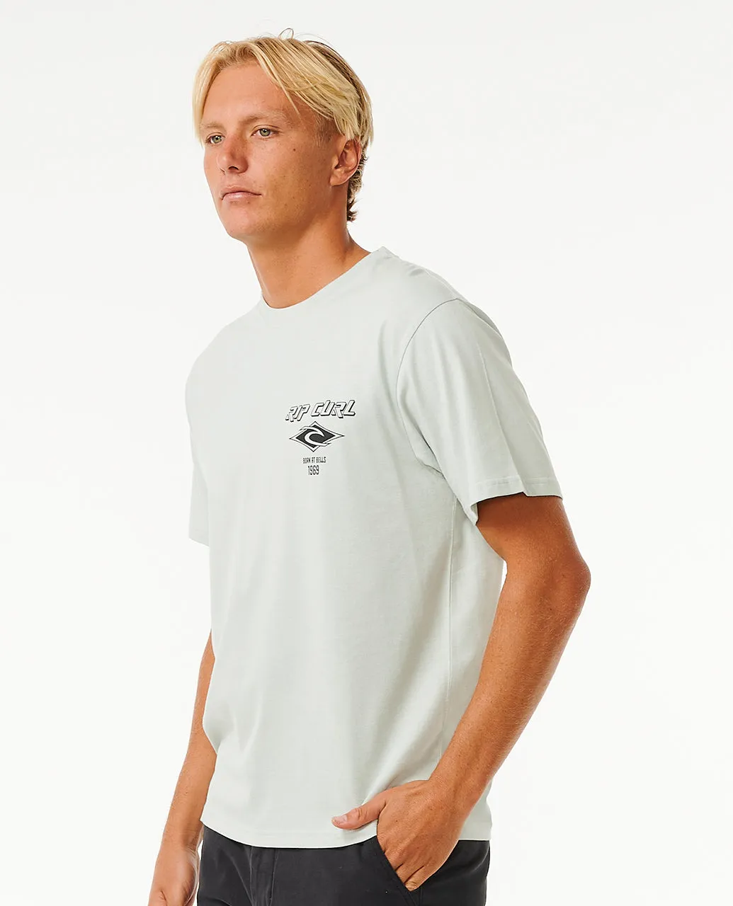 Rip Curl Mens Fade Out Icon Short Sleeve T-Shirt
