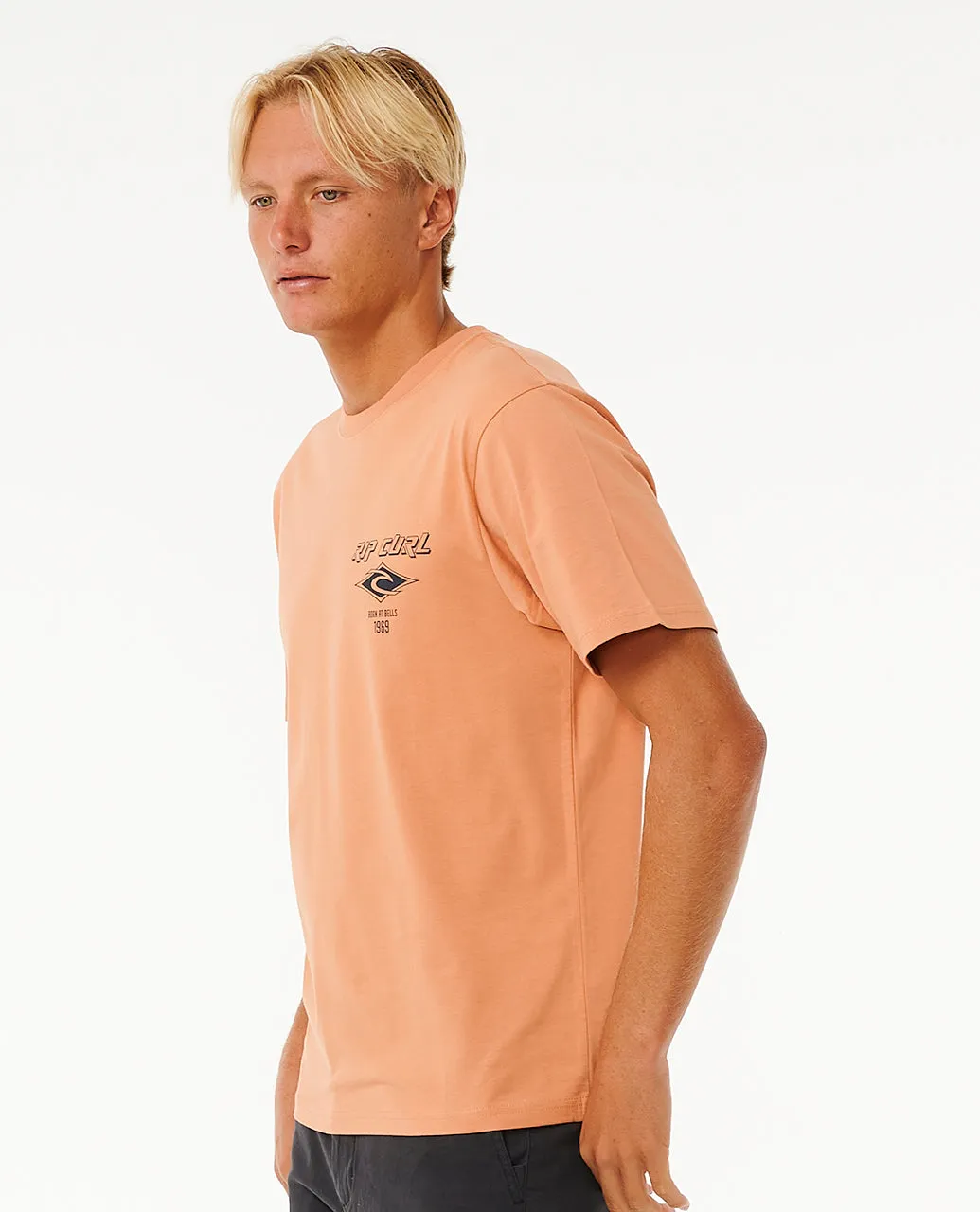 Rip Curl Mens Fade Out Icon Short Sleeve T-Shirt