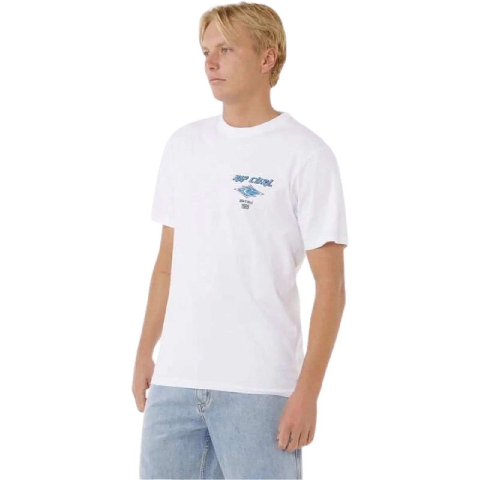 Rip Curl Mens Fade Out Icon Short Sleeve T-Shirt