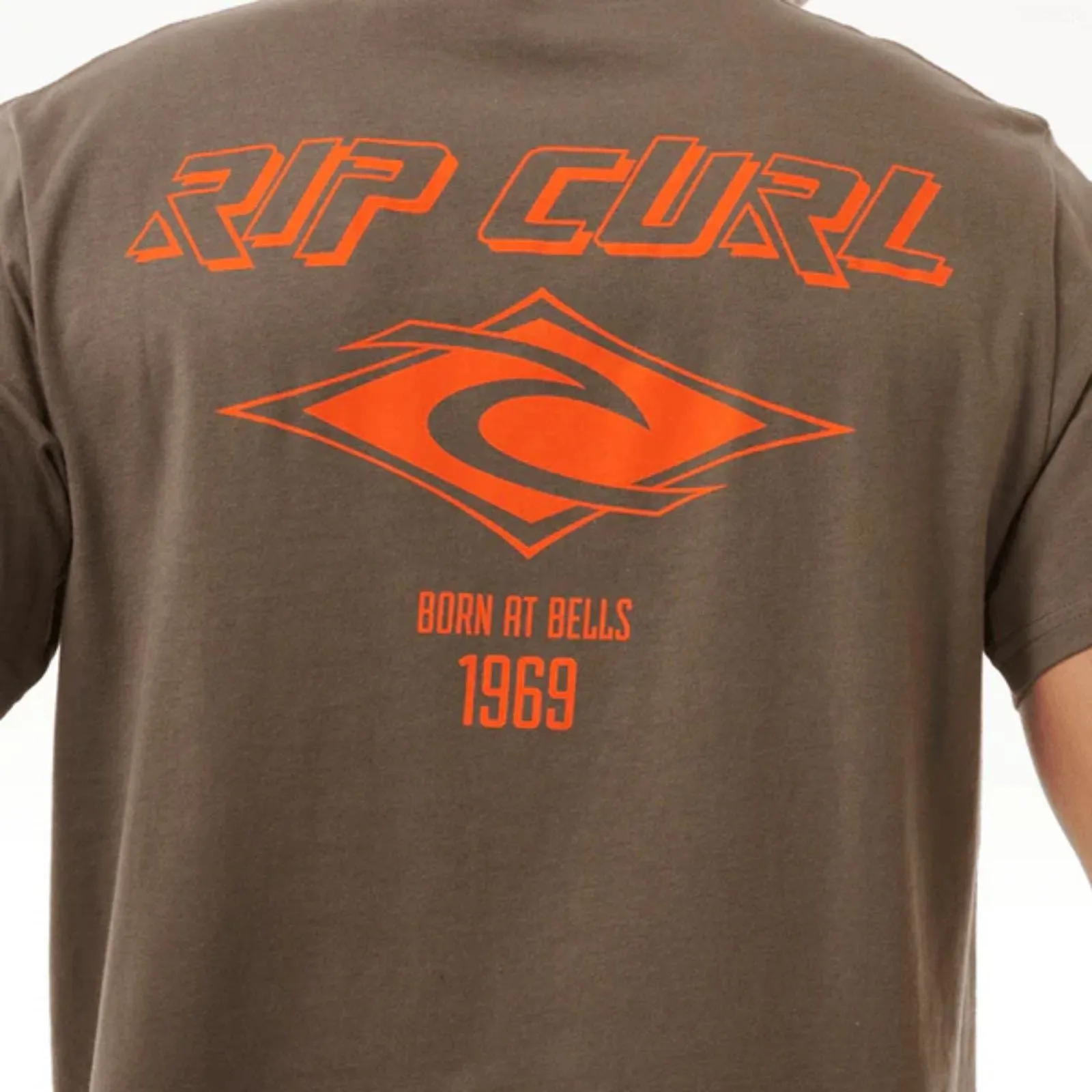 Rip Curl Mens Fade Out Icon Short Sleeve T-Shirt