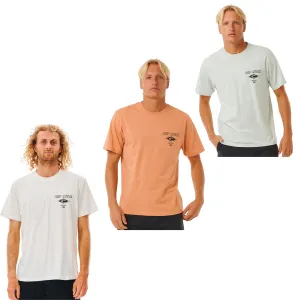 Rip Curl Mens Fade Out Icon Short Sleeve T-Shirt