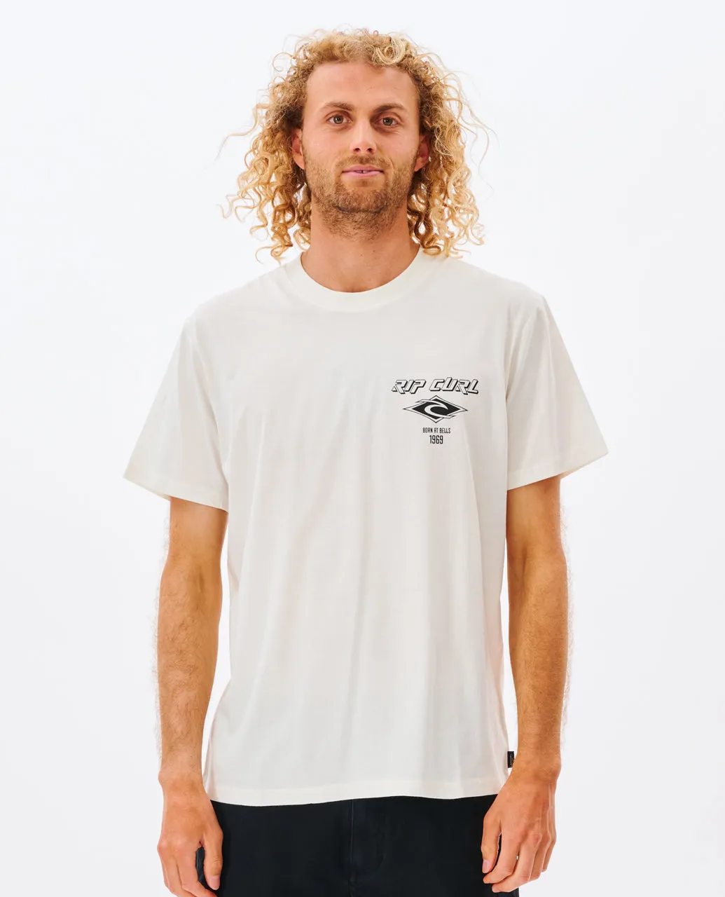 Rip Curl Mens Fade Out Icon Short Sleeve T-Shirt