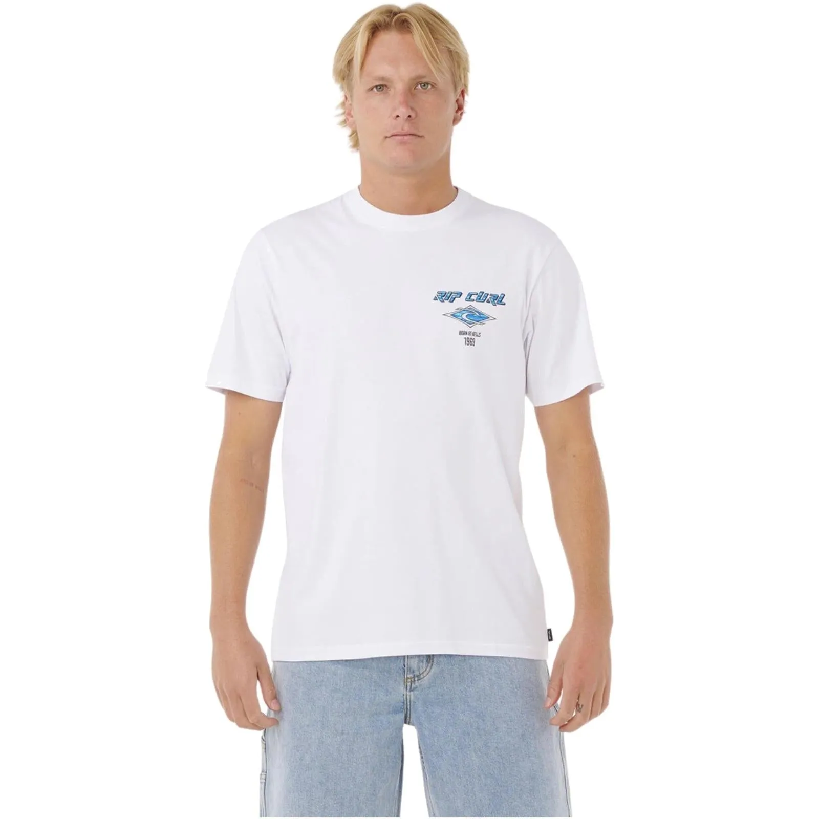 Rip Curl Mens Fade Out Icon Short Sleeve T-Shirt