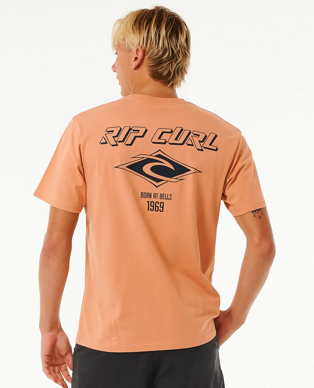 Rip Curl Mens Fade Out Icon Short Sleeve T-Shirt